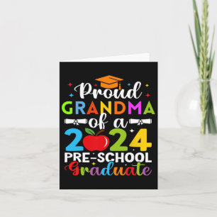 Grandma Of 2024 Pre-school Graduate Graduation Pre Card