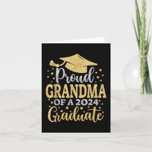 Grandma Of A 2024 Graduate Cl Of 2024 Graduation  Card
