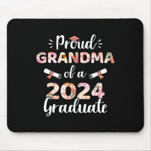 Grandma Of A 2024 Graduate For Family Graduation  Mouse Pad