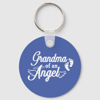 Grandma of an Angel Keychain