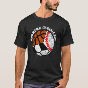 Grandma Of Ballers Baseball Soccer Basketball Gr T-Shirt
