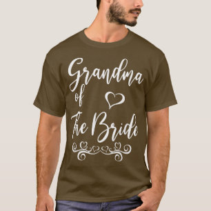 Grandma of Bride & Groom Wedding Matching  T-Shirt