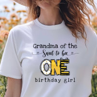 Grandma of  So sweet to bee one floral birthday 