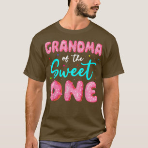 Grandma Of Sweet One Funny Birthday Cute Mothers D T-Shirt