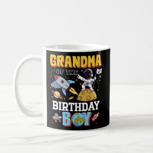 Grandma Of The Astronaut Space Theme Py Coffee Mug
