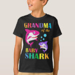 Grandma Of The Baby Birthday Shark Grandma Shark T-Shirt<br><div class="desc">Hope you like it 25</div>