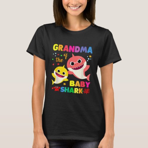 Grandma Of The Bashark Grandma Shark T_Shirt