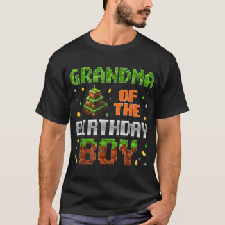 Grandma Of The Birthday Boy Family Birthday Party T-Shirt