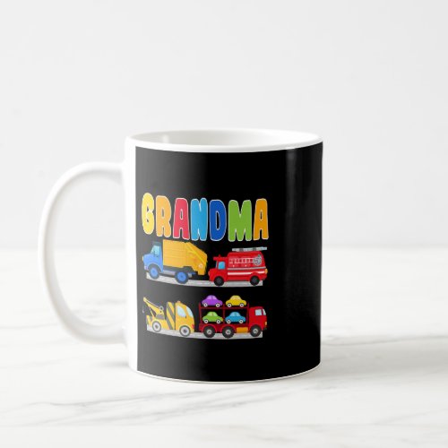 Grandma Of The Birthday Boy Transportation Vehicle Coffee Mug