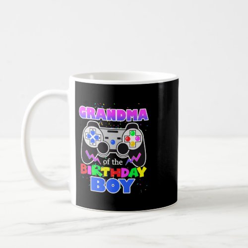 Grandma of the Birthday Boy Video Game Gamer Grand Coffee Mug