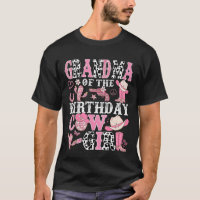 Grandma of The Birthday Cow-Girl Rodeo Cowgirl Bir