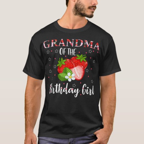 Grandma Of The Birthday Girl First birthday Berry  T_Shirt