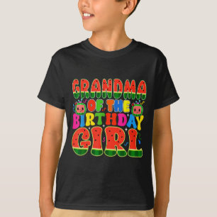 Grandma Of The Birthday Girl Melon Family Matching T-Shirt