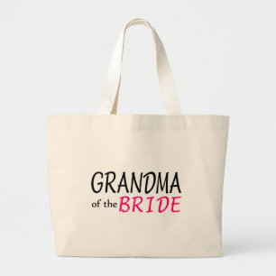 Grandma Of The Bride Large Tote Bag