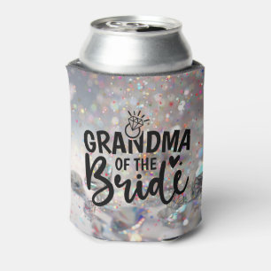 Grandma of the Bride Sparkle Diamonds  Can Cooler