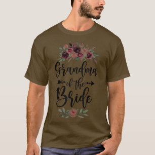 Grandma Of The Bride Wedding Shower Celebration Mi T-Shirt