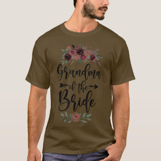 Grandma Of The Bride Wedding Shower Celebration Mi T-Shirt