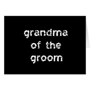 Grandma of the Groom Cards