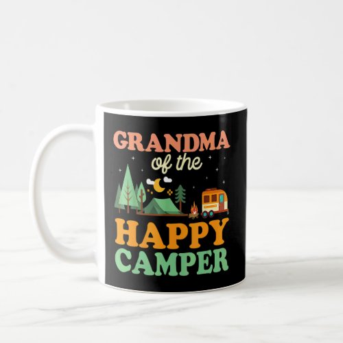 Grandma Of The Happy Camper Women 1st Bday Camping Coffee Mug