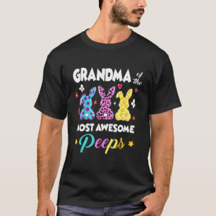 Grandma Of The Most Awesome Bunnies Cute Gnome Hap T-Shirt