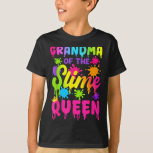 Grandma Of The Slime Queen Birthday Girl Family Pa T-Shirt