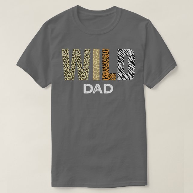 Grandma of The Wild One Zoo Birthday Safari Jungle T-Shirt (Design Front)