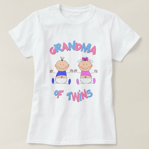 Grandma of Twin Babies T_Shirt