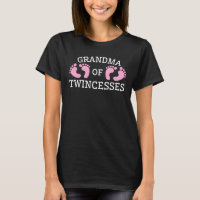 Grandma Of Twincesses Grandma Twin Girls