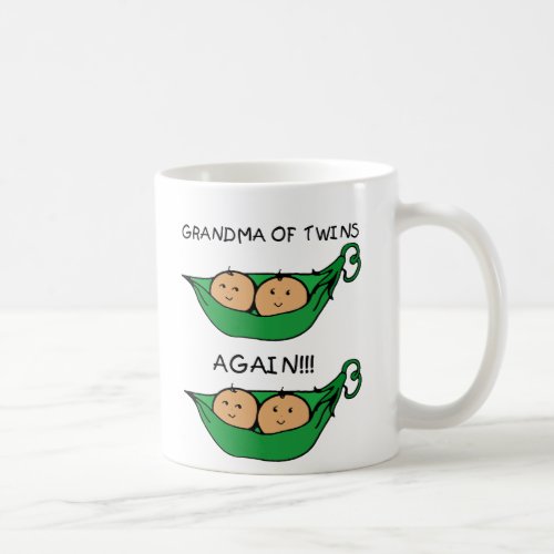 Grandma of Twins Again Pod Coffee Mug