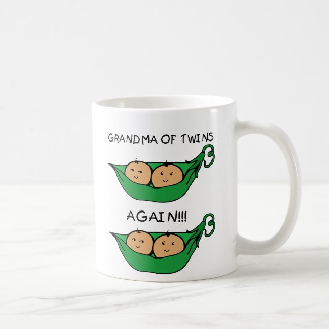 Grandma of Twins Again Pod Coffee Mug (Right)