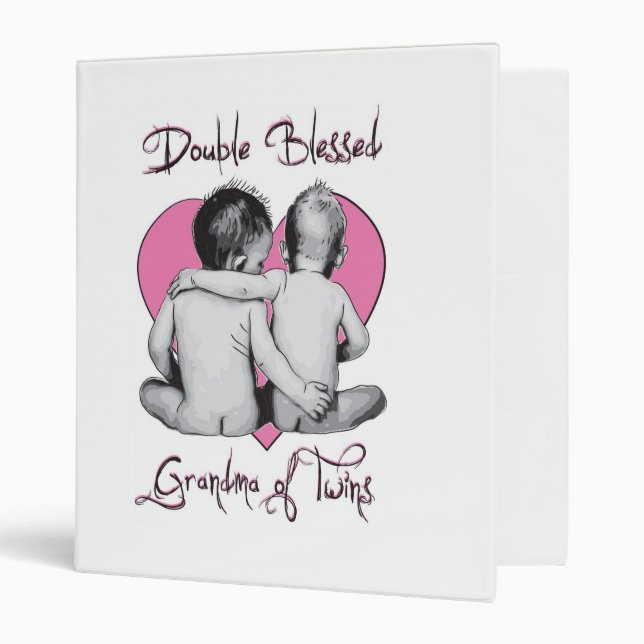 GRANDMA OF TWINS BINDER (Front/Inside)