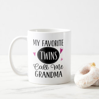 Grandma Of Twins Cute Gift Coffee Mug