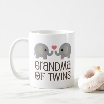 Grandma Of Twins Cute Matching Coffee Mug by MainstreetShirt at Zazzle