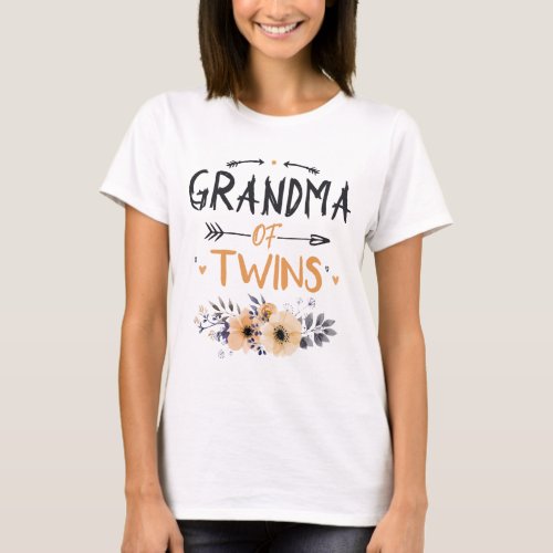 Grandma Of Twins T_Shirt