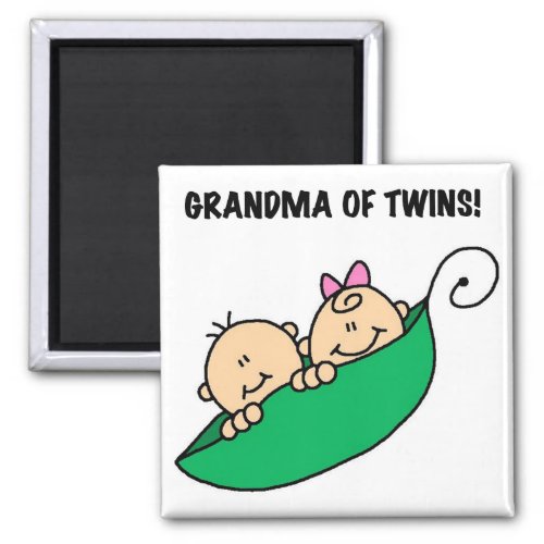 Grandma of Twins Tshirts and Gifts Magnet