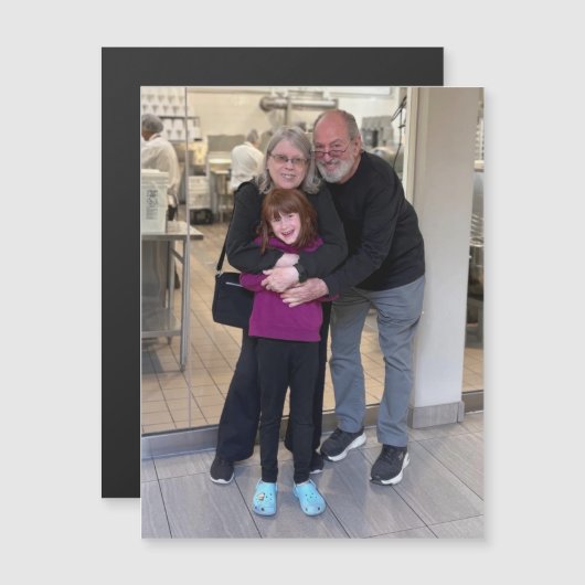 Grandma Papa Millie Magnetic Card (Front/Back)