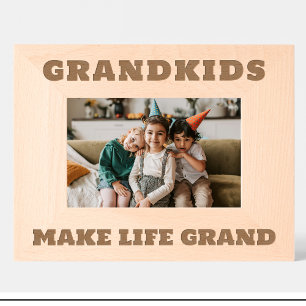 Grandma Parents Custom wooden photo frame