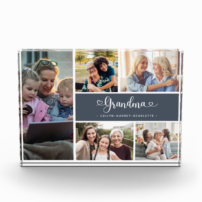 Grandma Photo Collage Best Family (Front)