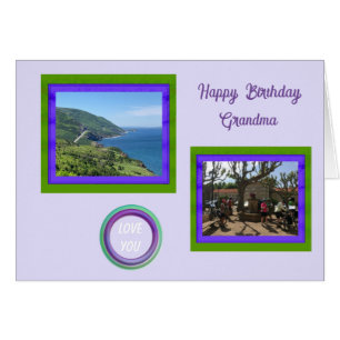 Grandma Photo Collage Birthday Card