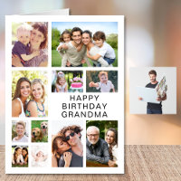 Grandma Photo Collage Happy Birthday Giant