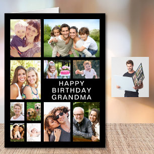 Grandma Photo Collage Happy Birthday Giant Card