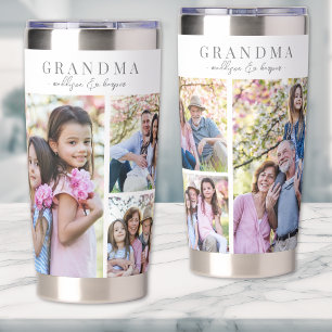 Grandma Photo Collage Insulated Tumbler