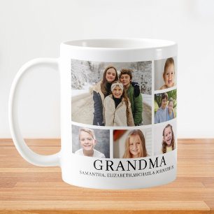 Grandma Photo Collage Personalized Coffee Mug