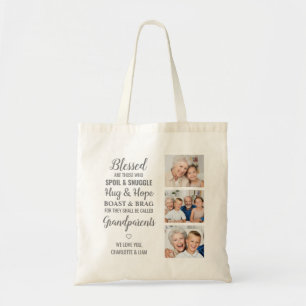 Grandma Photo Collage Tote Bag