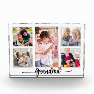 Grandma Photo Collage with 5 Photos Grandmother
