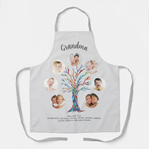 Grandma Photo Gray Apron