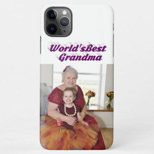 Grandma Photo purple typography iPhone 11Pro Max Case