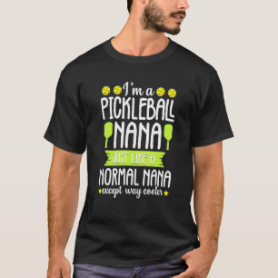 Grandma Pickleball Nana Dad Cool Paddle Ball T-Shirt