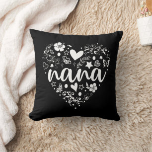 Grandma Pillow, Cute Nana Pillow, Mother's Day Throw Pillow