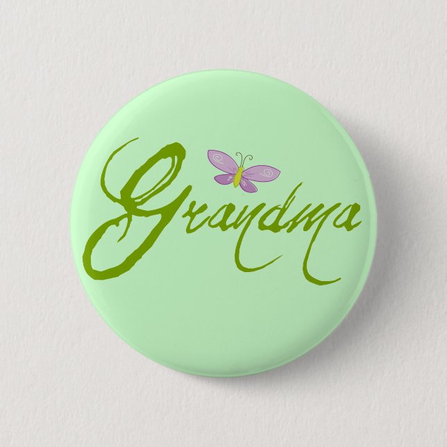Grandma Pinback Button (Front)